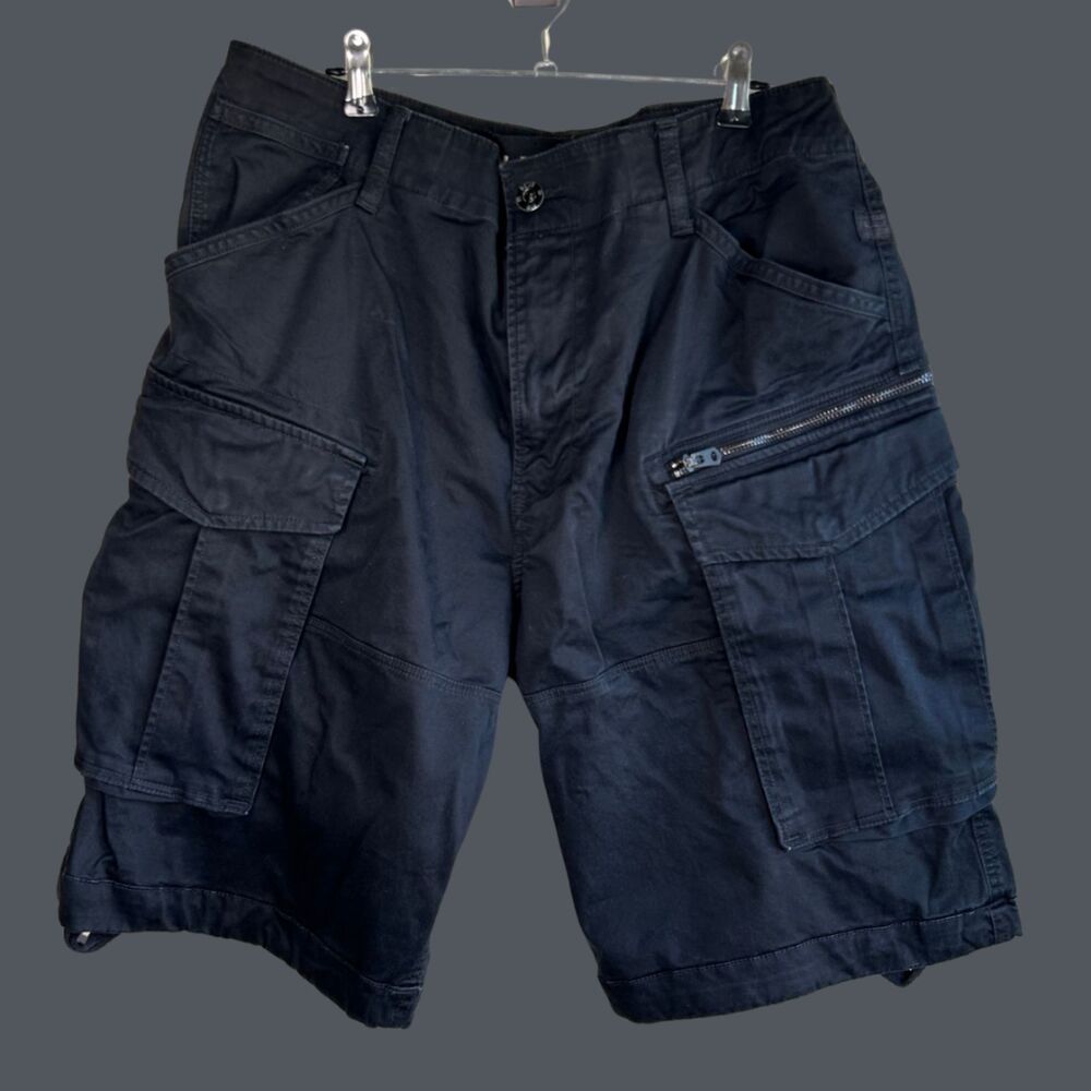 G Star Raw Rovic Zip Relaxed Cargo Shorts Set of Two Pair